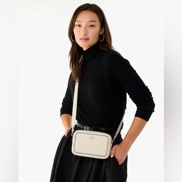 ♠️kate spade Madison Saffiano Mini Camera Crossbody Bag, Meringue NWT - Picture 7 of 7